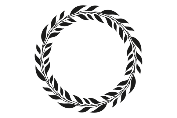 Circular Tree Branch. Round Decorative F