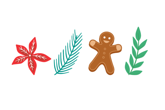 Decorative Christmas Set: Elevate Your Holiday Projects with Versatile Digital Design Assets