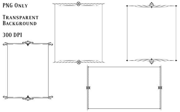 Decorative Frames 11: Elevate Your Digital Designs with Versatile, High-Res Graphics