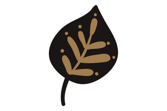 Decorative Leaf with Scandinavian Orname: A Strategic Approach to Visual Branding