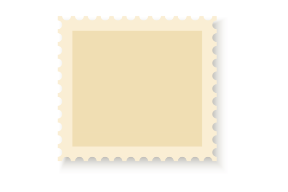 Decorative Postmark Frame. Realistic Squ: A Strategic Asset for Authentic Brand Communication