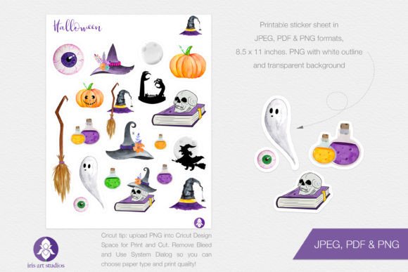 Elevating Personal Branding and Workflow Aesthetics with Printable Halloween Decorative Stickers