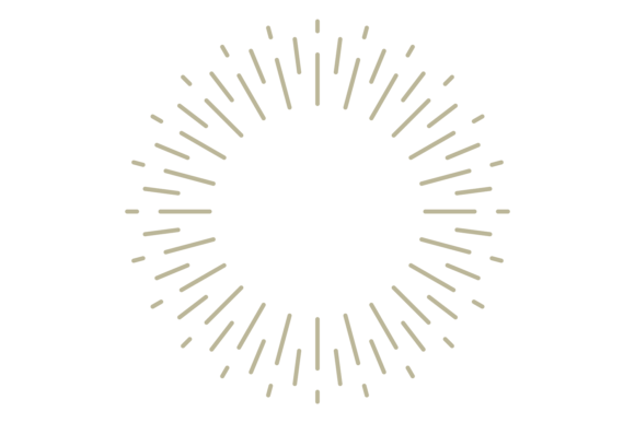 Elevating Visual Hierarchy: The Strategic Role of the Golden Radial Frame and Decorative Line Ray in Professional Design