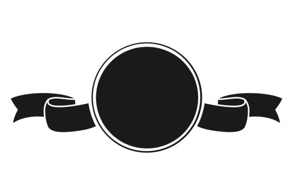 Empty Badge. Decorative Vintage Emblem B