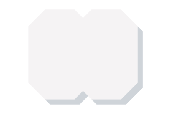 Empty Paper Shape. Decorative White Label