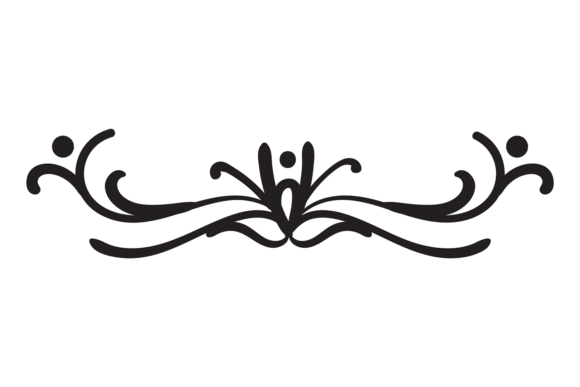 Evaluating Decorative Text Divider: Hand Drawn Swirl for Design Projects