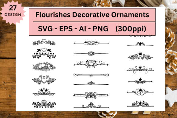 Maximizing Creative Potential with the Flourishes Decorative Ornaments Bundle