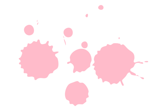 Pink Stains: Elevating Design with Abstract Ink Splashes
