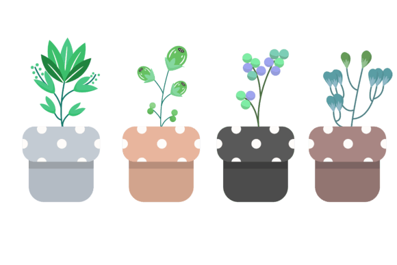 Plant Pot Decorative: Elevating Indoor Spaces with Versatile Digital Design Assets