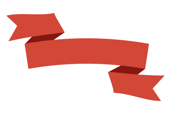 Red Label Template. Blank Decorative Rib