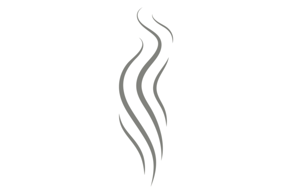 Smoke Lines. Decorative Steam Symbol. Ai: Elevating Visual Communication with Dynamic Design Elements