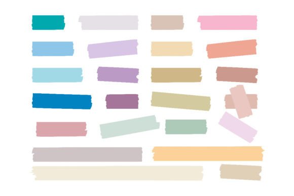 Sticky Strips: Colored Decorative Tape for Creatives