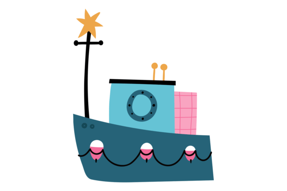 The Art and Utility of the Cute Childish Boat: Exploring Decorative River Ships in Modern Design