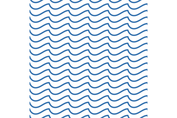 Water Waves Decorative Texture: Seamless Evaluation