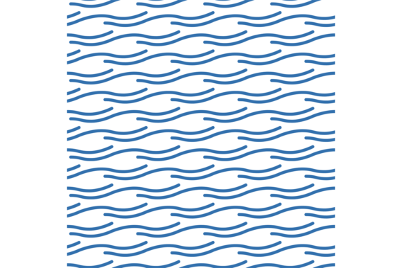 Wavy Line Pattern. Seamless Decorative W